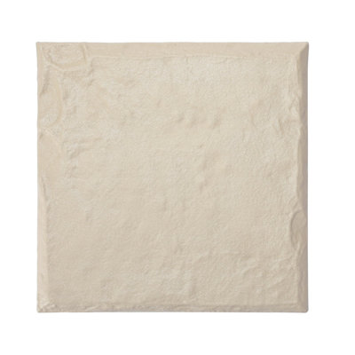 Pierres de jardin, 16 pièces 15,5 po x 15,5 po, pierres décoratives avec piquets, pavés en plastique résistant aux intempéries, surface lisse, allée extérieure pour pelouse, beige