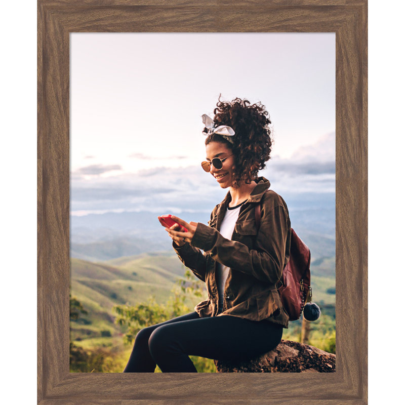 Cadre photo brun moyen pia, 22 x 28