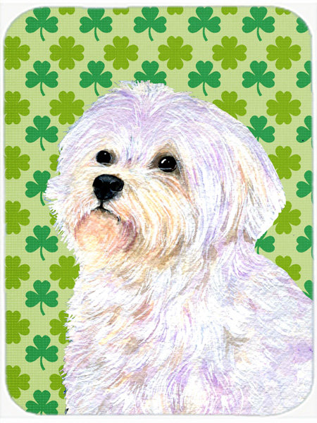 Planche à découper en verre caroline Shamrock Lucky Irish