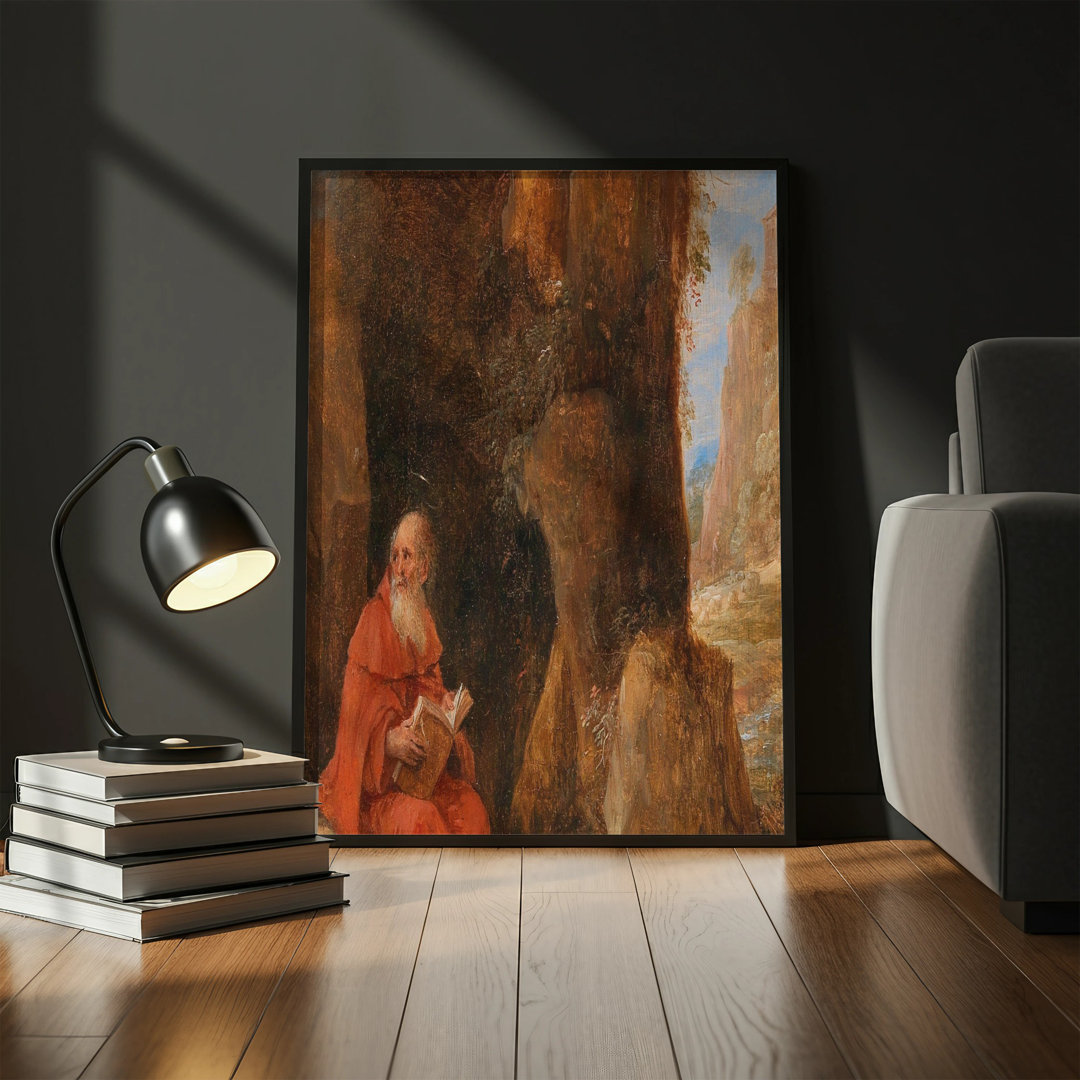 17th Century Style Black Framed Poster