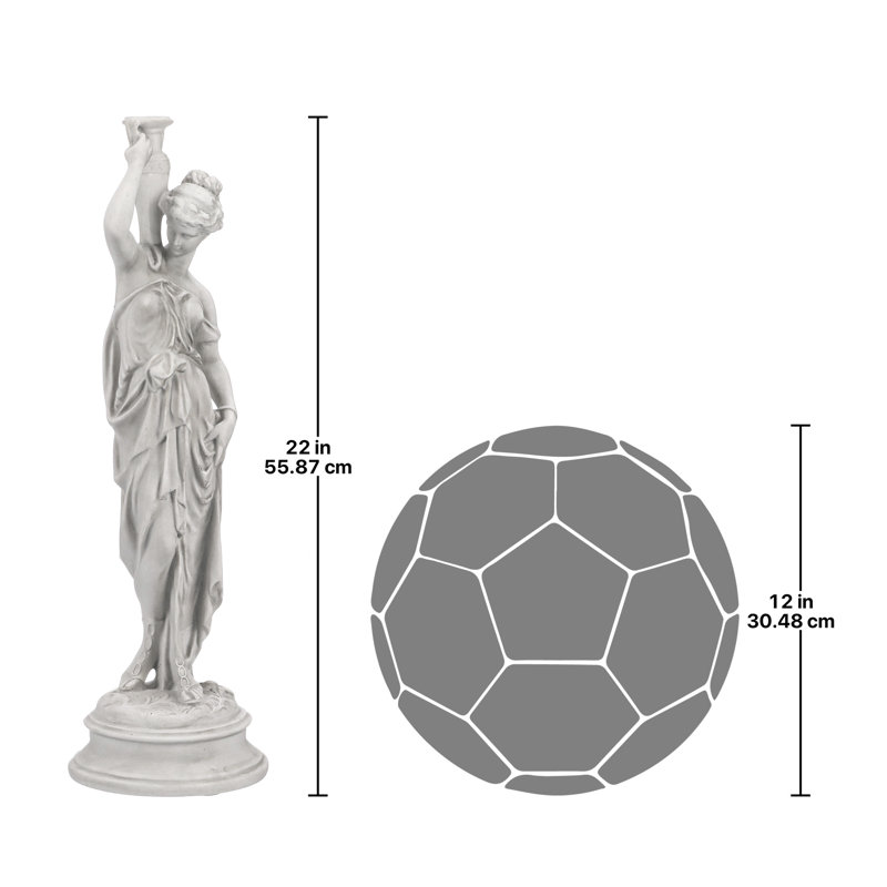 Figurine de jardin Dione, la déesse de l'eau Divine