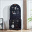 Armoire à vin arquée avec support à vin amovible et tablettes réglables-133668356