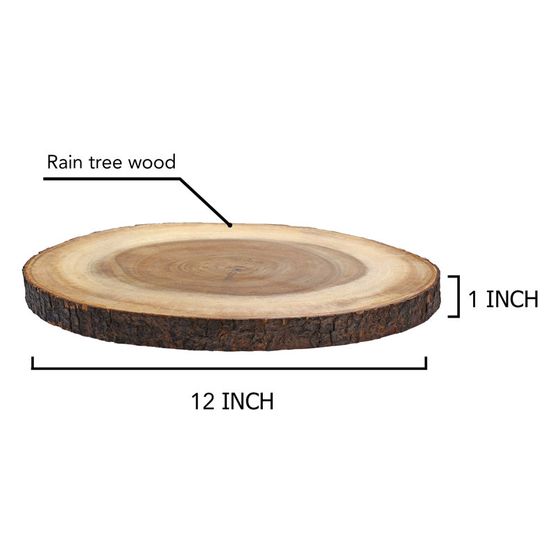 Planche à découper en bois pour arbre de pluie naturel Aeravida