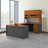 Series C 60W Bow Front U Shaped Desk with Hutch and Storage-49810381-49814816