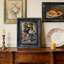 Cadre photo décoratif 5 pièces x 7 po or antique 1PC pour cadeaux de fête des Mères-1591748997-1591748994-1591748995