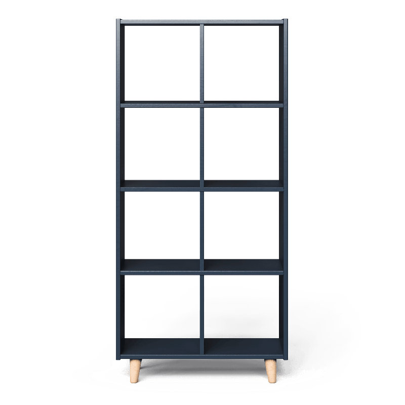 Huit cubes verticaux, Scandi - Marine / Naturel