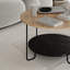 Corro Round Coffee Table with Storage Shelf-1434516724