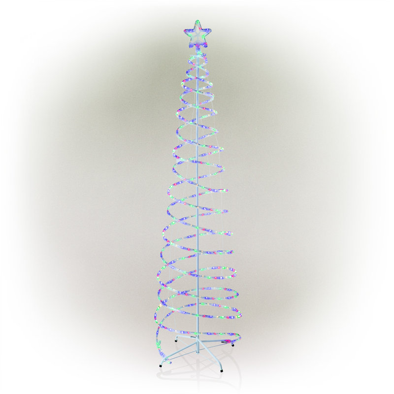 Arbre de Noël en spirale illuminé, H 81 po x l 23 po x P 23 po