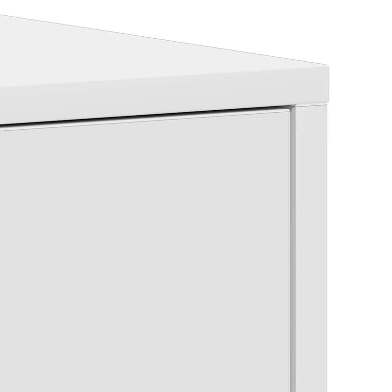 Dorjan Bathroom Cabinet Engineered Wood Rack, White