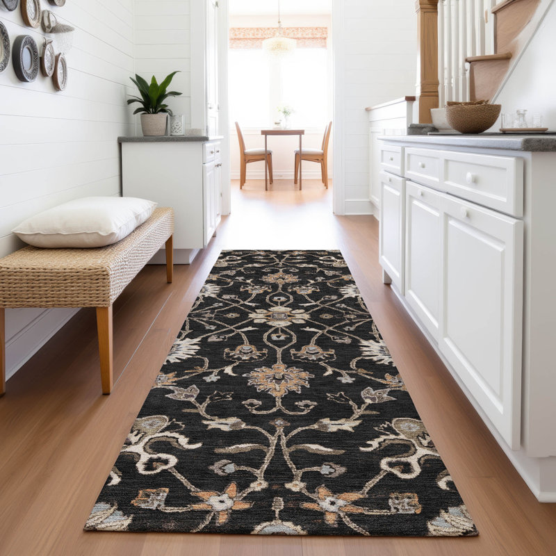 Premium Machine Washable Krause AMF1137 Global Rug, Runner 2'3" x 7'6"