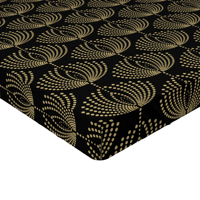 Drap-housse à motif géométrique Ambesonne, Drap-housse de taille simple