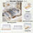 Wooden Daybed With 2 Drawers, Storage Shelf And Usb Charging Ports-681919887
