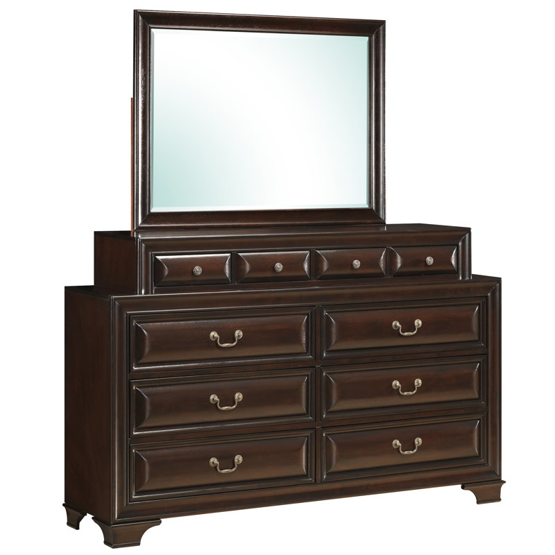 Charline 57'' W 10 - Drawer Dresser, Cappuccino