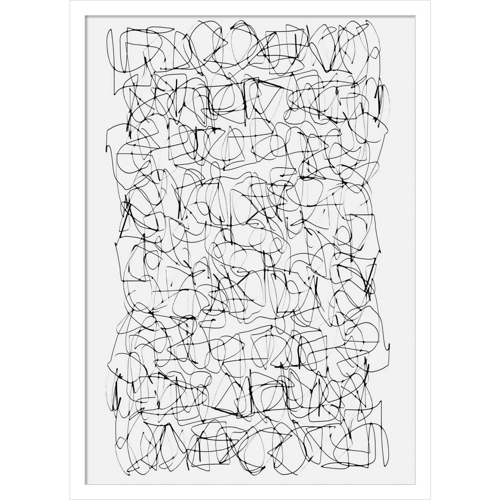 Circuitry by Dan Hobday, 25" H X 18" W, White