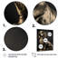 Portrait d'un teckel glam noir II - reproduction sur toile-87341488-87341493