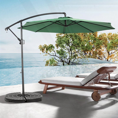 Best Choice Products 10ft Offset Hanging Market Patio Umbrella
