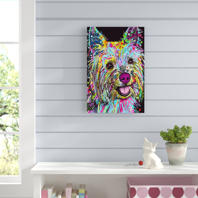 " Yorkie " by Dean Russo, 18" H x 12" W x 1.5" D