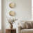 7.87“ Decorative Natural Travertine Wall Sconce, Ambient Wall Light for Bedroom & Living Room-629276123