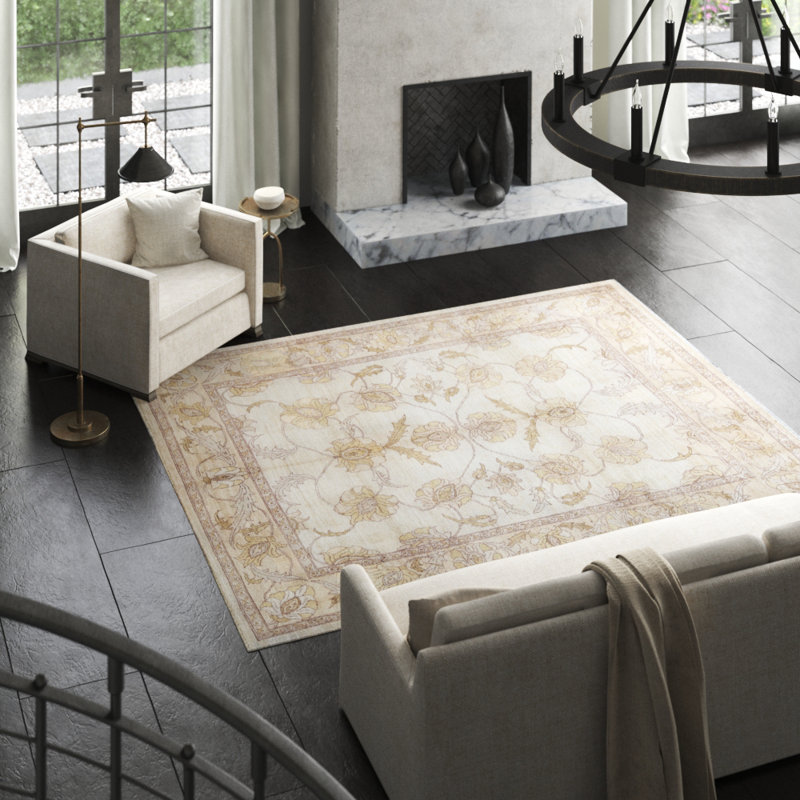 Sultanabad Hand Woven Wool Oriental Area Rug