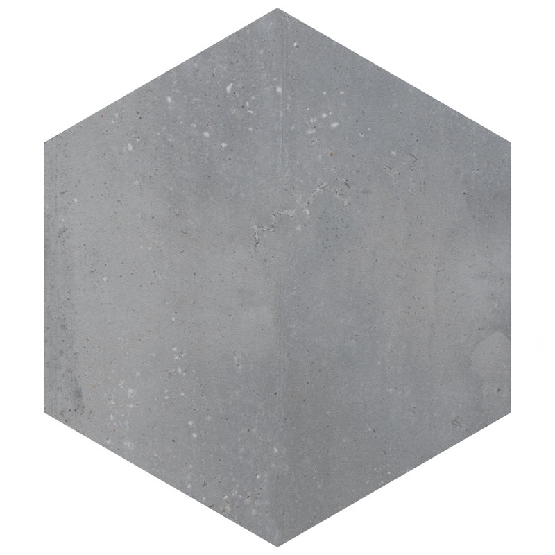 Recycle Hex 8.5" x 10" Porcelain Stone Look Wall & Floor Tile