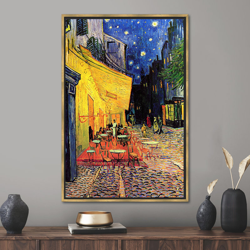 Print on Canvas, 70 cm H x 100 cm W, Gold Floater Framed