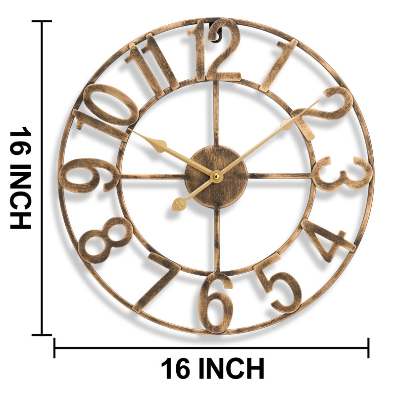  Horloge murale 16 ", Petit