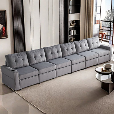 Canapé modulaire avec rangement