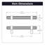 Poignée barre Sinclaire Center to Center-73194118-113419603-113419605