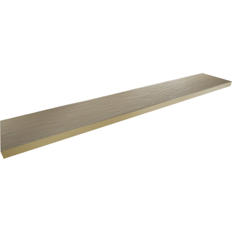 Planche de poutre en faux bois Endurathane, H 6 po x l 96 po x P 1 po, Brume champagne