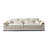 White Velvet Modular Sofa cushion couch-146762815