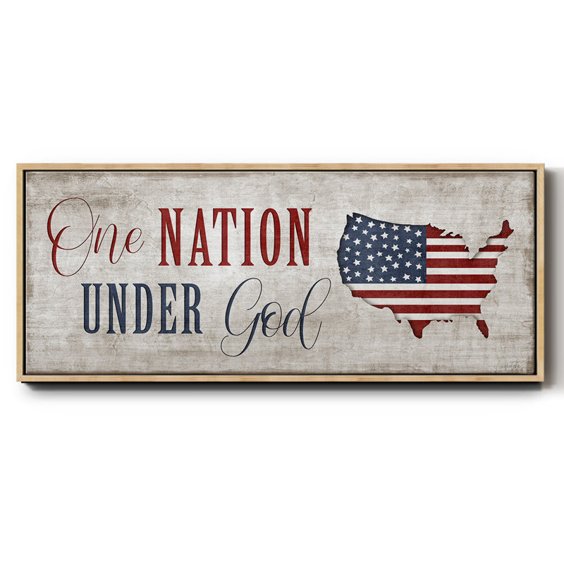 One Nation Under God - Toile encadrée