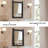 Rectangle Wood Framed Accent Wall Mirror-1452688309
