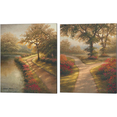 «Morning Light» par Michael Marcon, art sur toile (ensemble de 2)