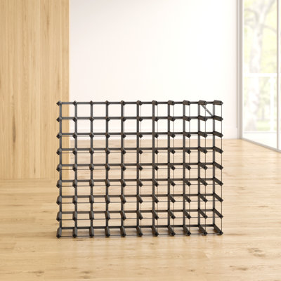 Liddle 90 Bottle Floor Wine Bottle Rack