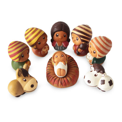 Latife Christmas People Nativity Set