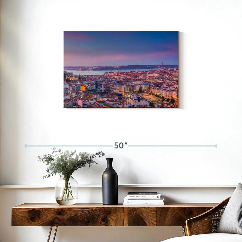 Nicci Lisbon Morning Scenery, H 20 po x l 30 po