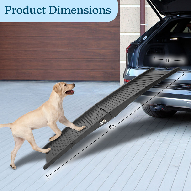  PETMAKER Nonslip Dog Ramp with Raised Sides