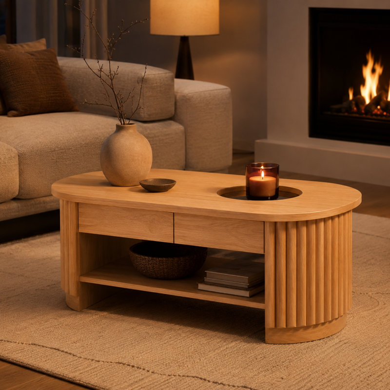 Table basse 43,7 po Caston, Naturel