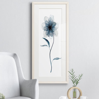 Peinture sur papier encadrée
