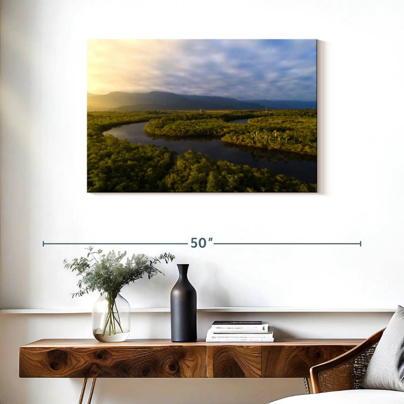 Alvord Amazon Forest River, 24" H x 36" W