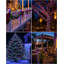 Guirlande lumineuse de Noël de 15 m (50 pi) avec 1000 DEL, télécommande et minuterie, effet pétard multicolore, à brancher, fonction mémoire et 12 modes d'éclairage, étanche, pour fenêtre, porche ou extérieur.-615812430
