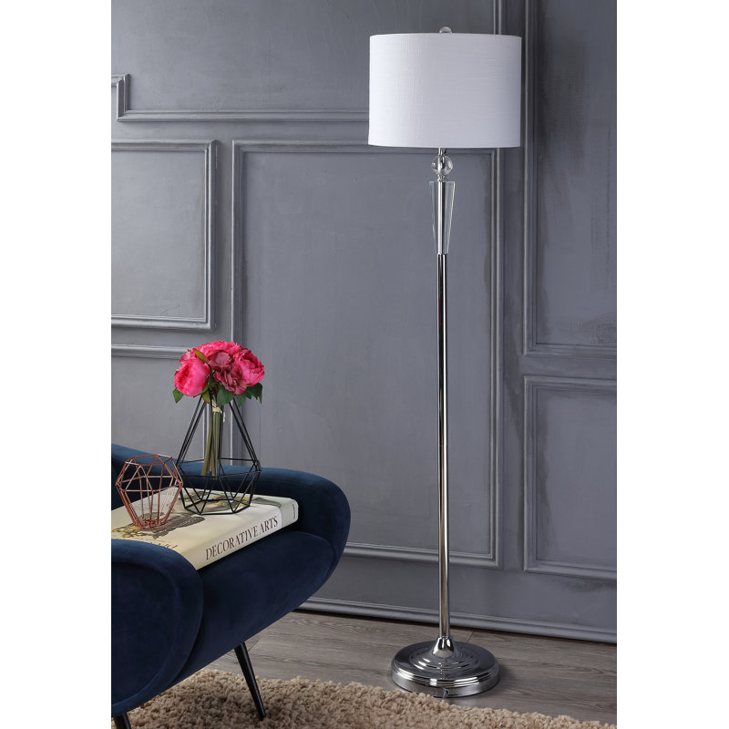 151.13cm Chrome Traditional Floor Lamp
