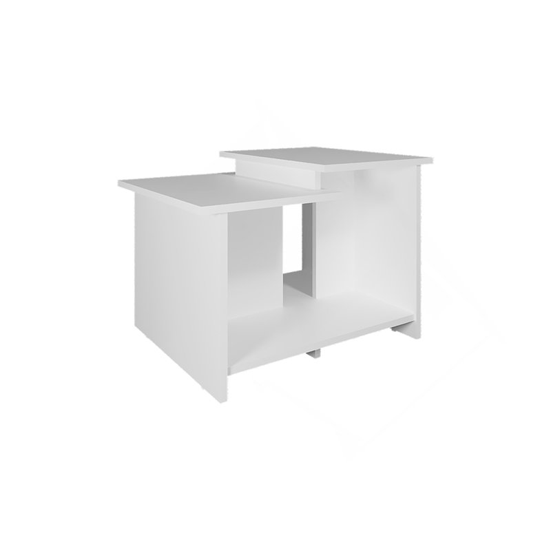 Table basse Sedalia, salon, blanc, Blanc