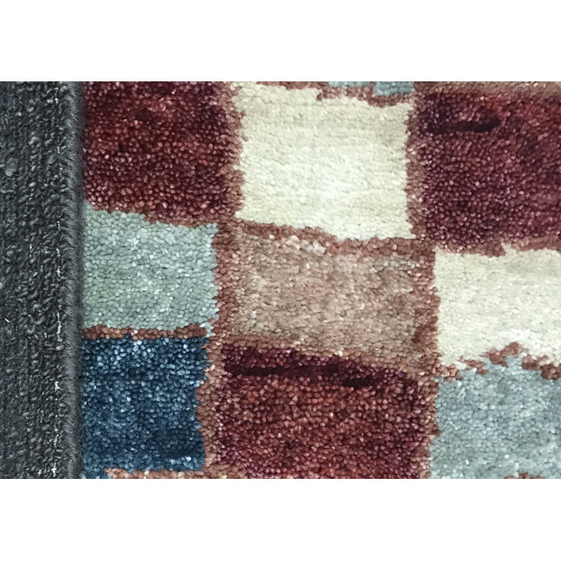 Hand-Knotted High-Quality Brown and Brown Area Rug