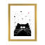 Félin affectueux par Kim Haskins-impression d’art graphique-53998998-53999004-53999008