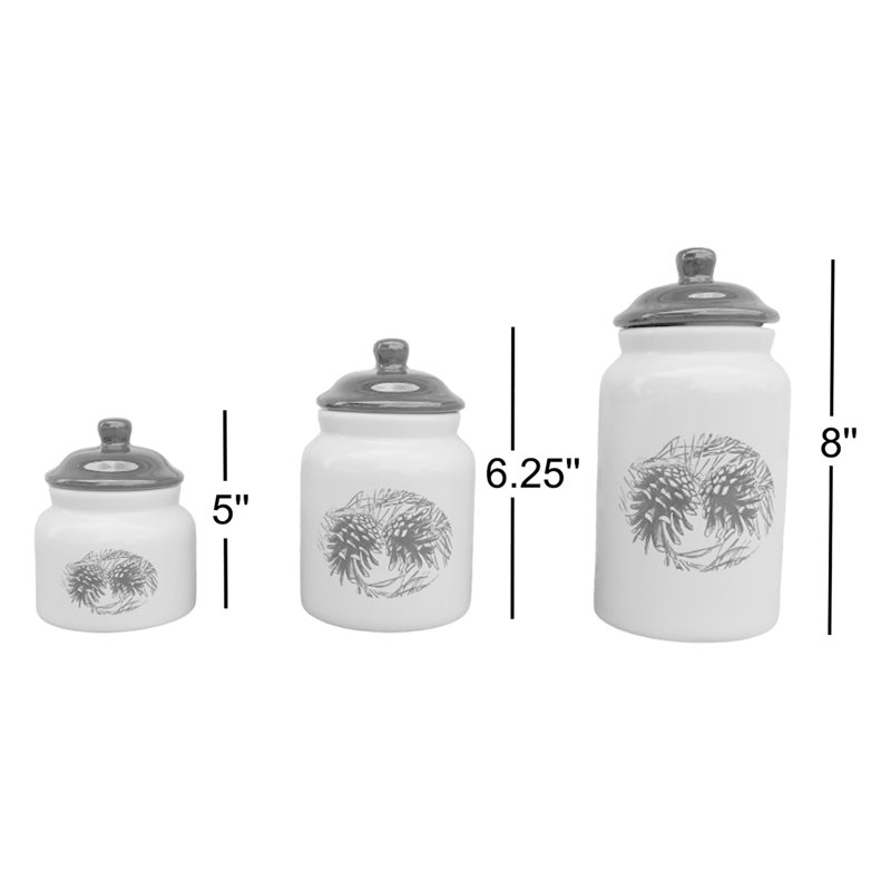 Stoneware Canister - Set of 3