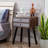 Nightstand, End Table with Fabric Storage Drawer Side Table for Bedroom