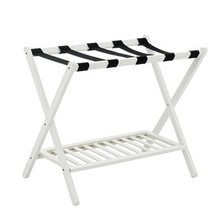 Folding Bamboo Luggage Rack
