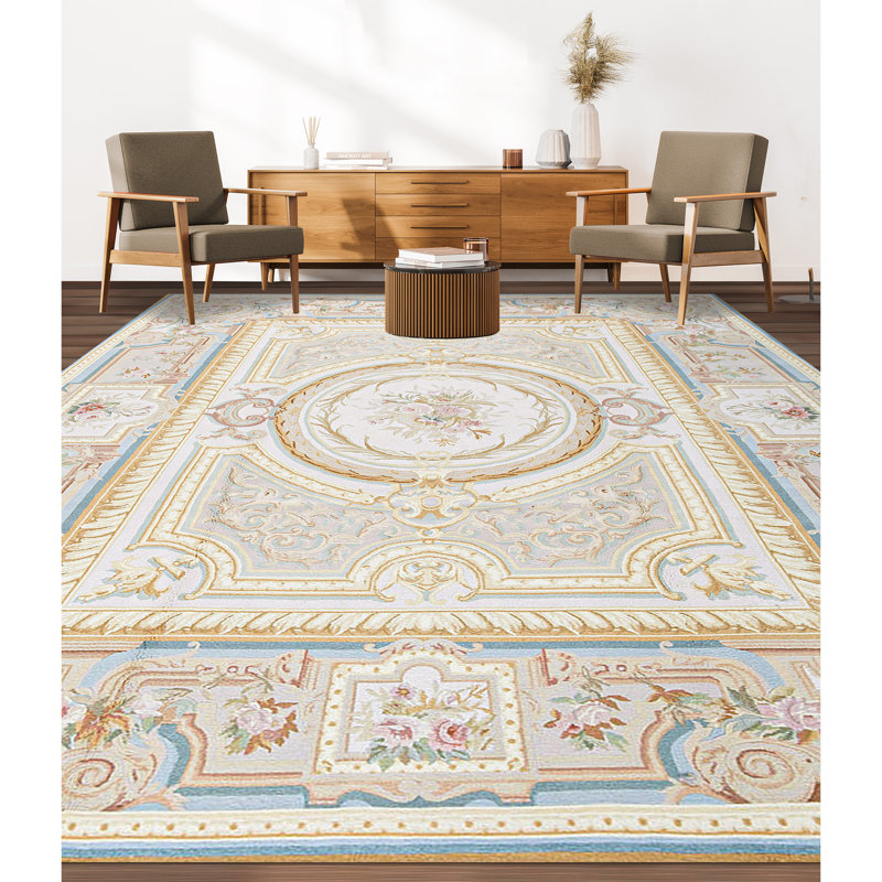 Aubusson Renaissance Wool Oriental Area Rug
