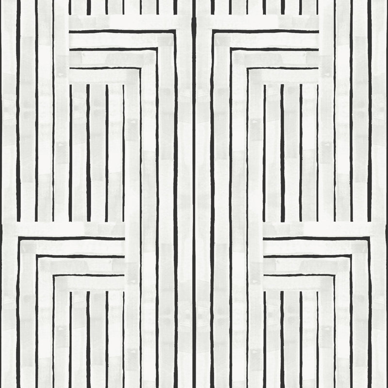 Ciselé - papier peint marbre blanc, Non encollé, Faux Grasscloth, Marble White